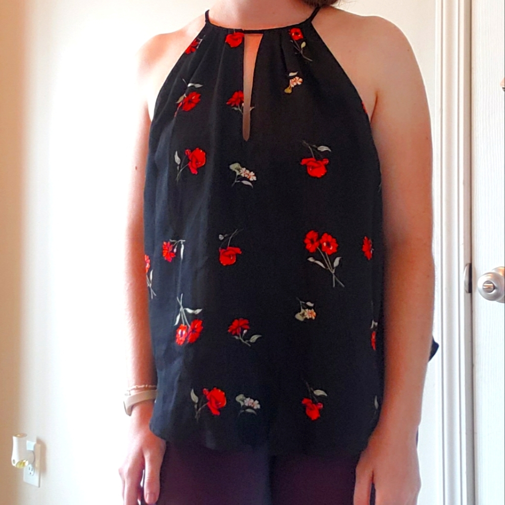 Lush Keyhole Halter Top